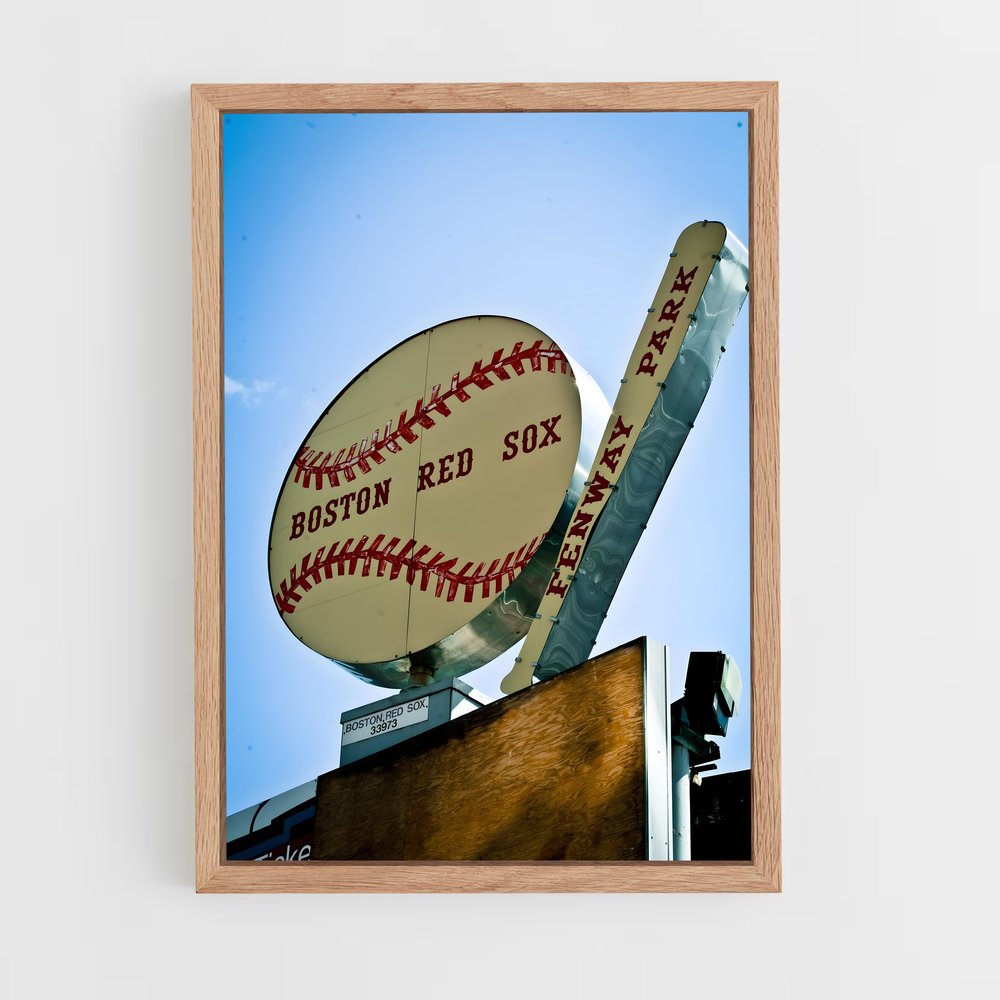Poster Fenêtre sur Fenway – affiche Baseball (vue 4)